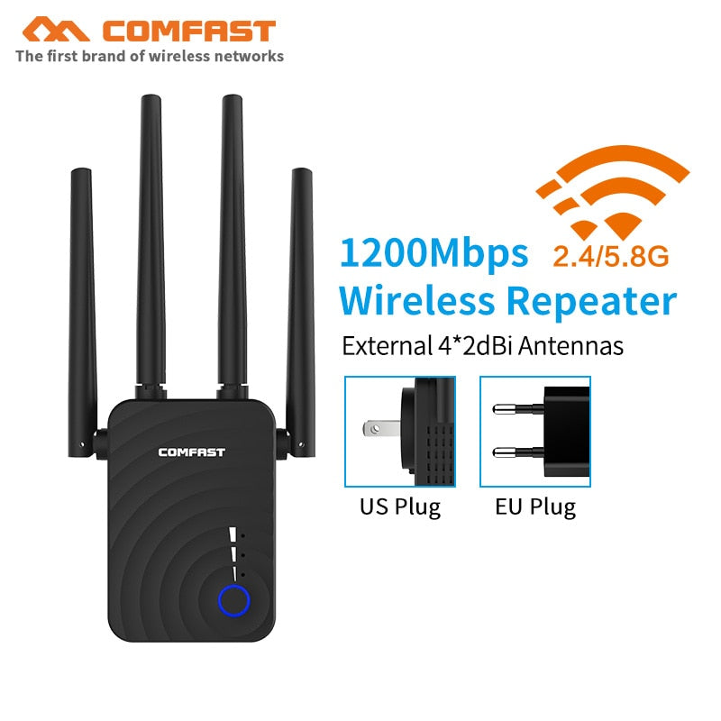 Amplificateur - Répéteur de Signal Wi-Fi 2.4G/5Ghz
