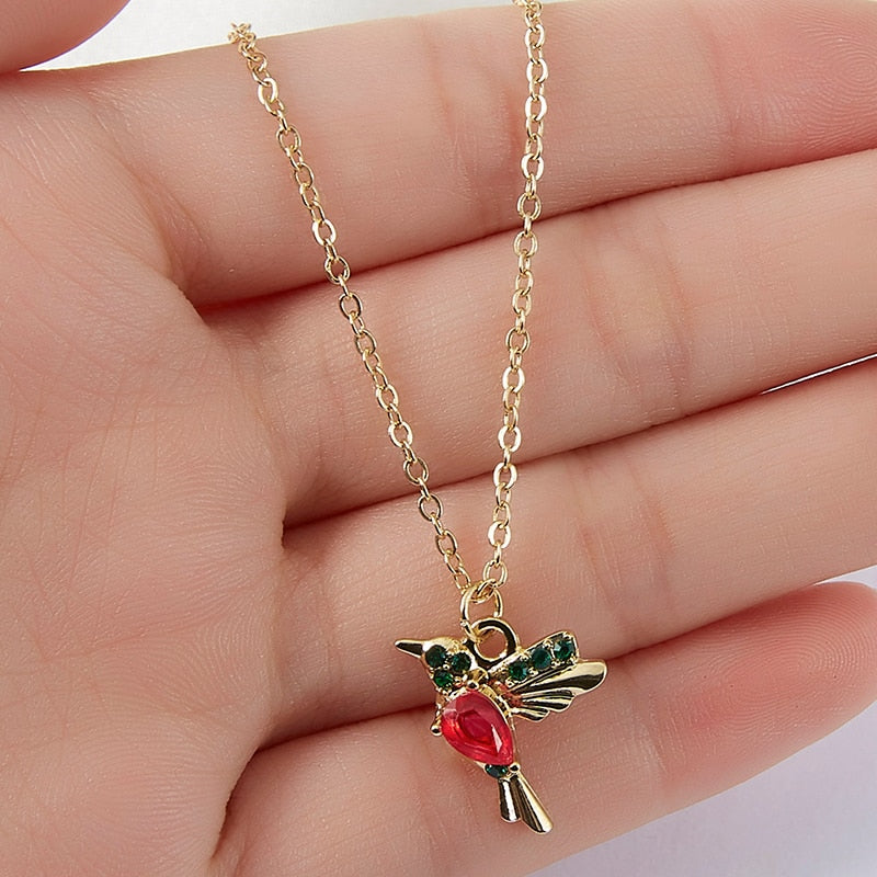 Collier Pendentif Colibri