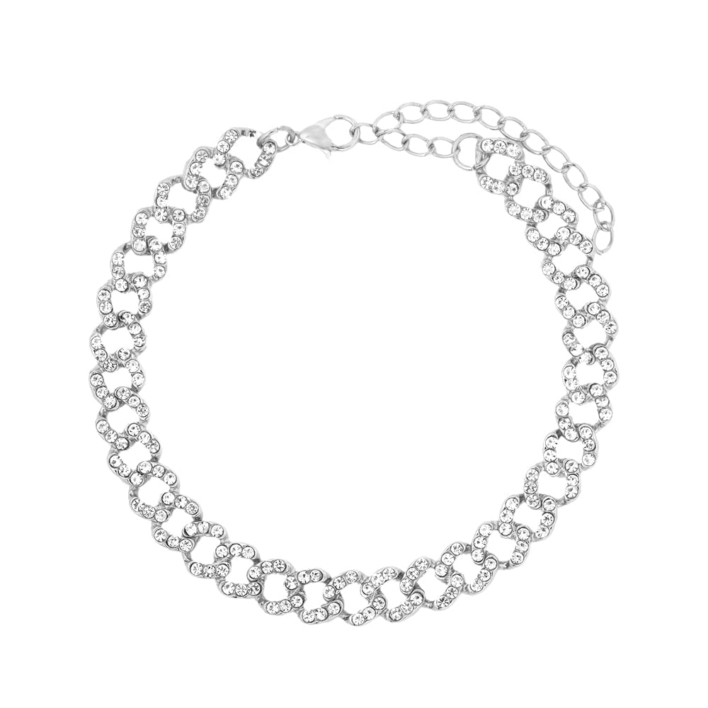 Chevillière strass