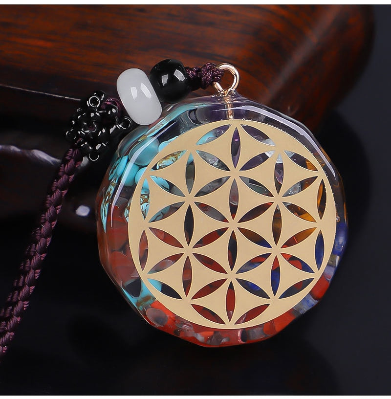 Collier Pierre Naturelle Chakra Reiki