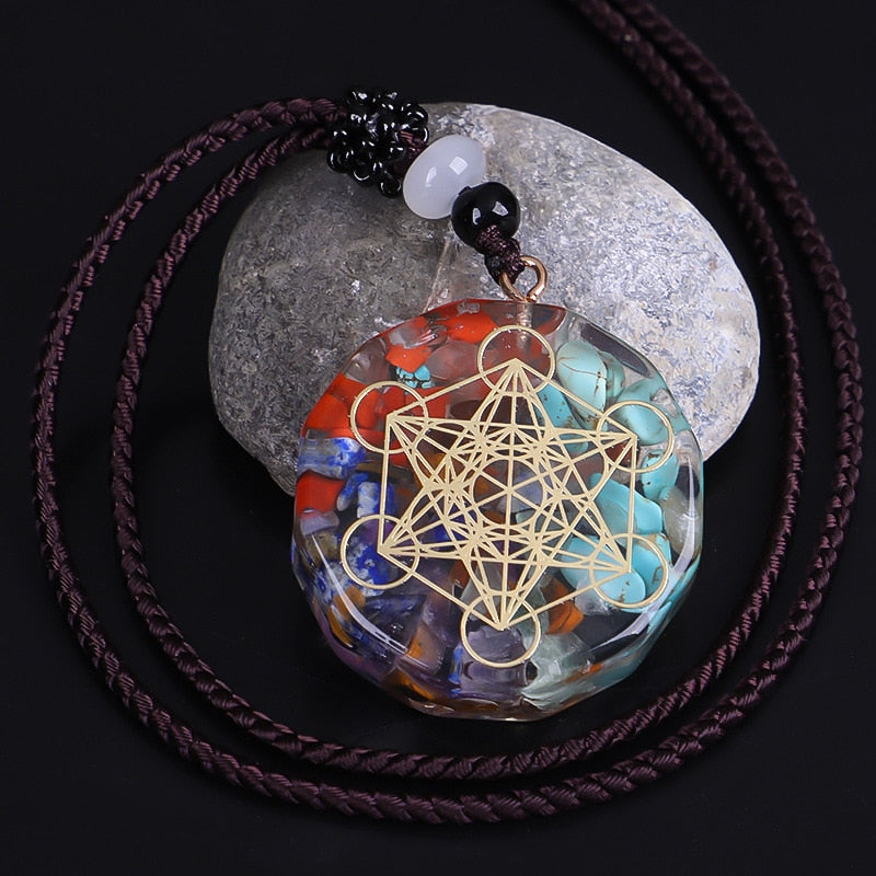 Collier Pierre Naturelle Chakra Reiki