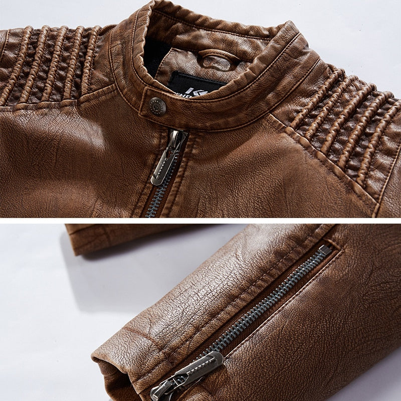 Veste Hommes en Cuir