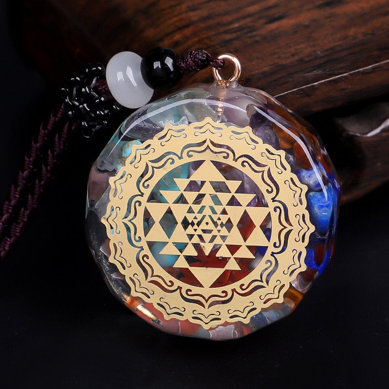 Collier Pierre Naturelle Chakra Reiki