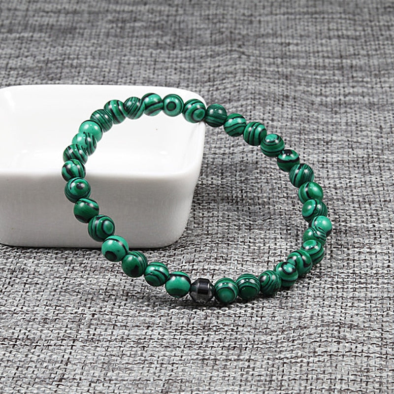 Bracelet Malachite Pierre Naturelle