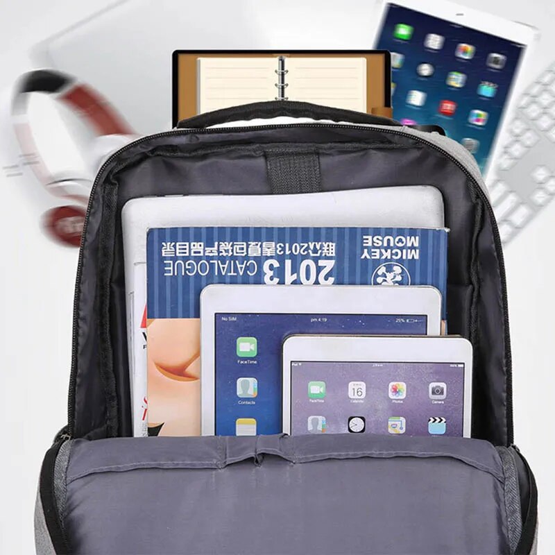 Sac à Dos + prise USB chargeur