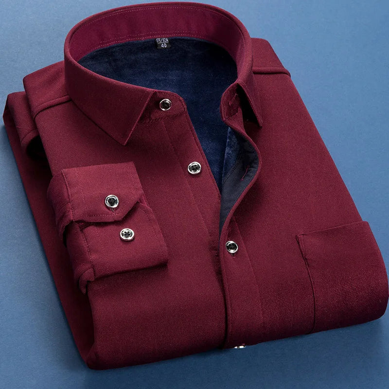 Chemise Automne Hiver Hommes Polaire