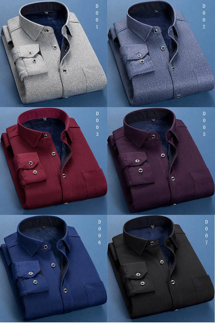 Chemise Automne Hiver Hommes Polaire