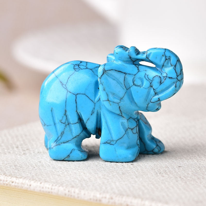 Sculpture Eléphant en Pierre Naturelle