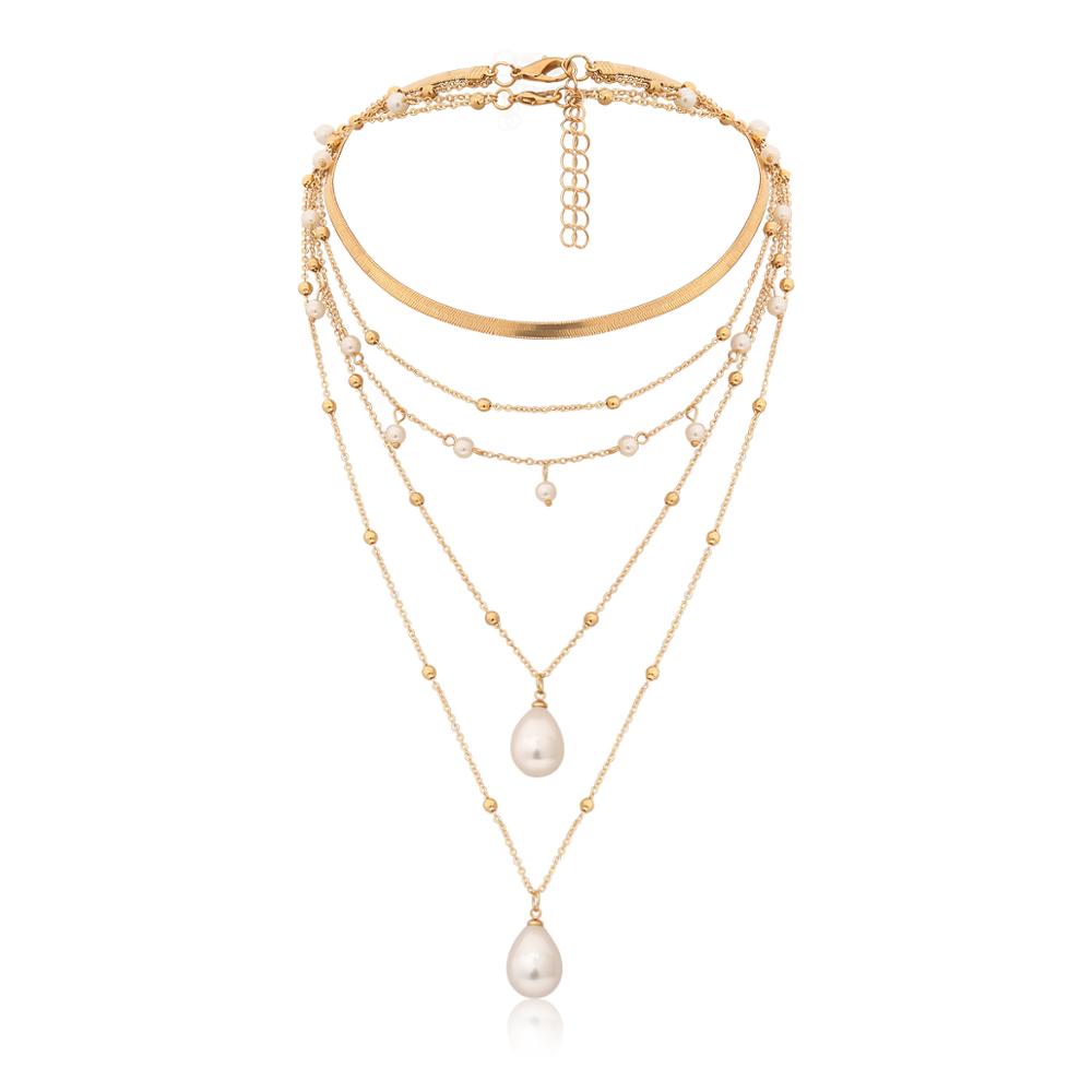 Collier Femmes Baroque Perle Gland