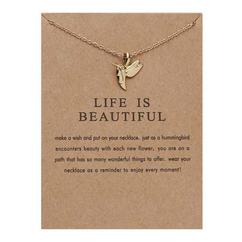 Collier Pendentif Colibri