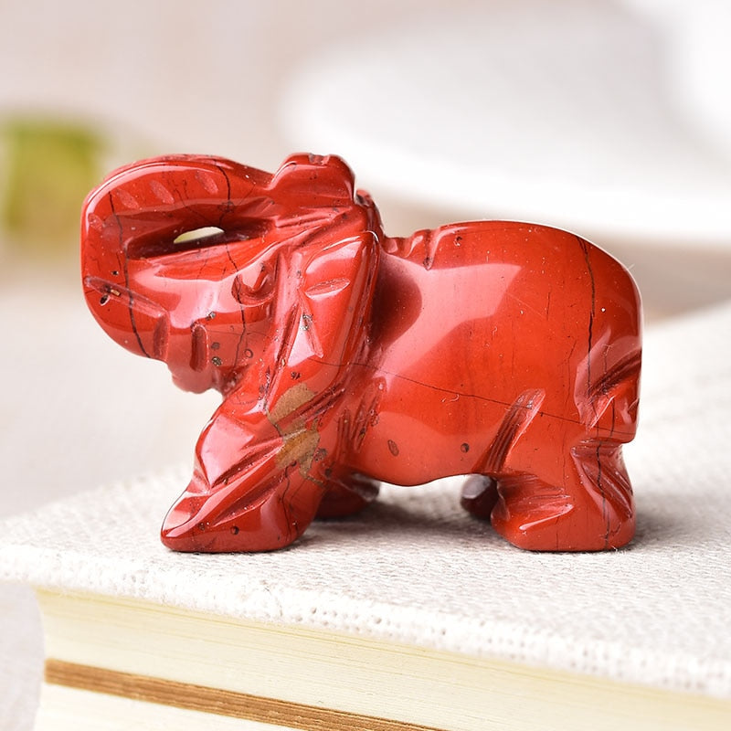 Sculpture Eléphant en Pierre Naturelle