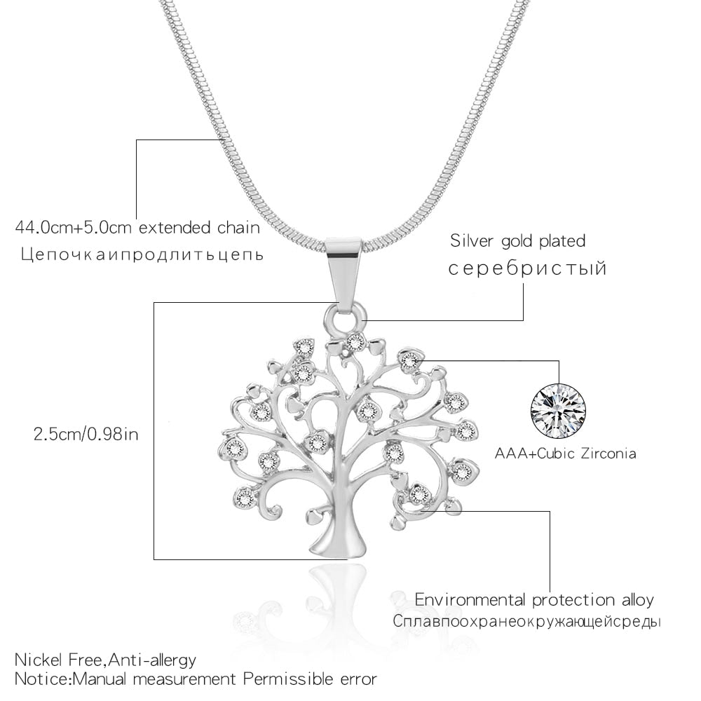 Collier Pendentif Arbre de Vie