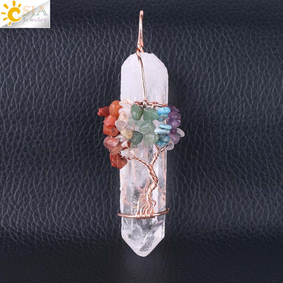 Pendule Chakra Arbre de Vie Fil Cuivre