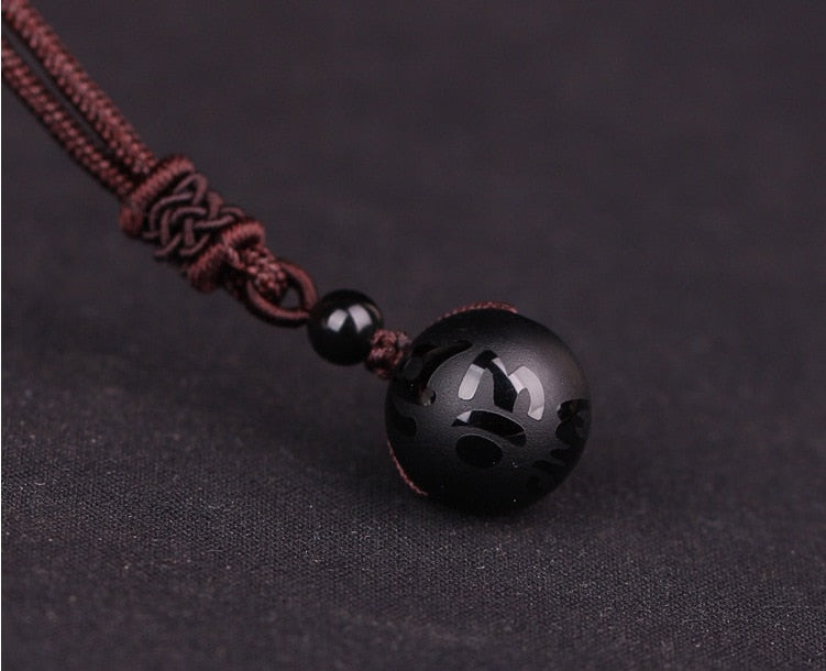 Pendentif Pierre Naturelle Boule