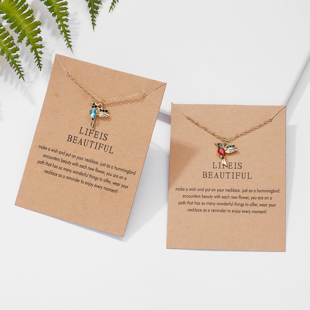 Collier Pendentif Colibri