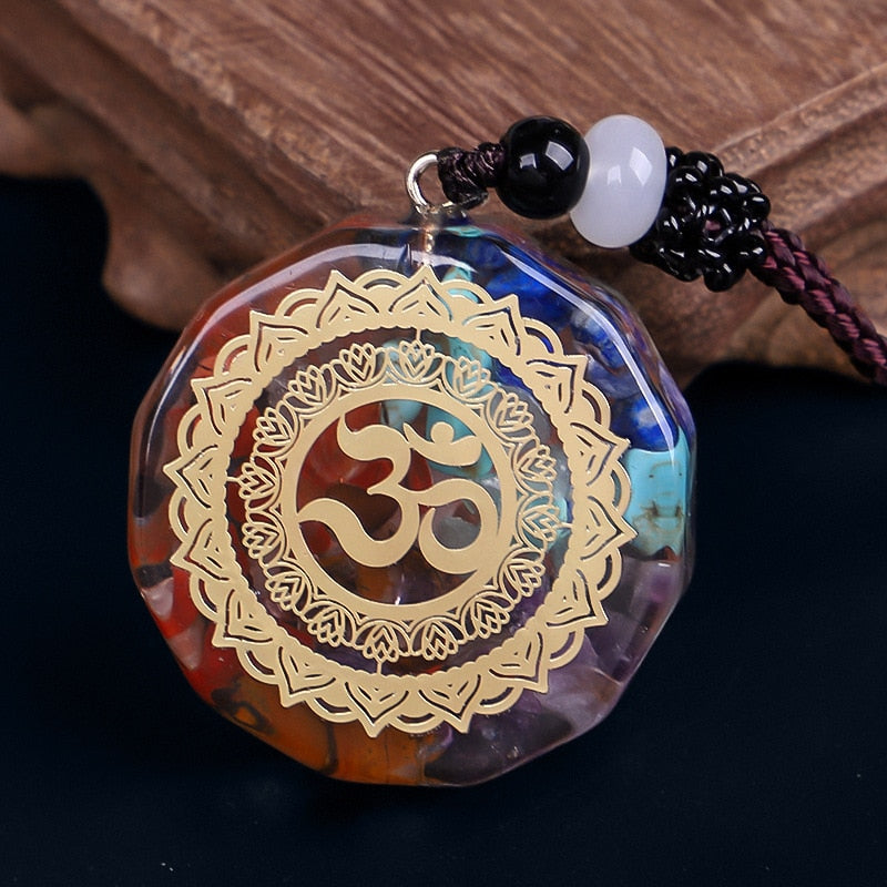 Collier Pierre Naturelle Chakra Reiki