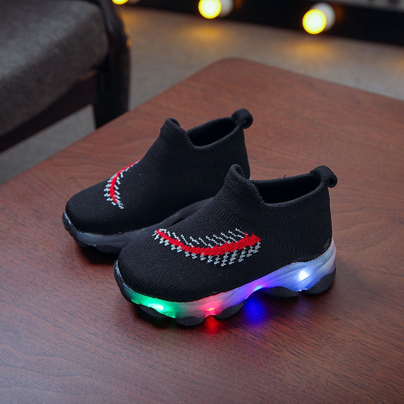 Baskets Enfants Leds Lumières Multicolores