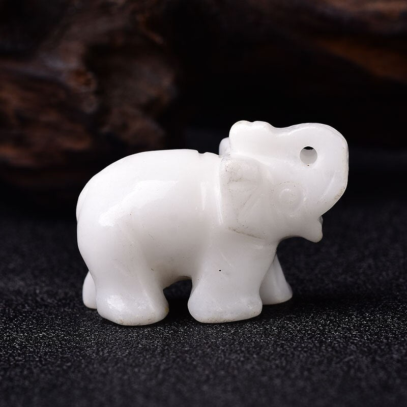 Sculpture Eléphant en Pierre Naturelle