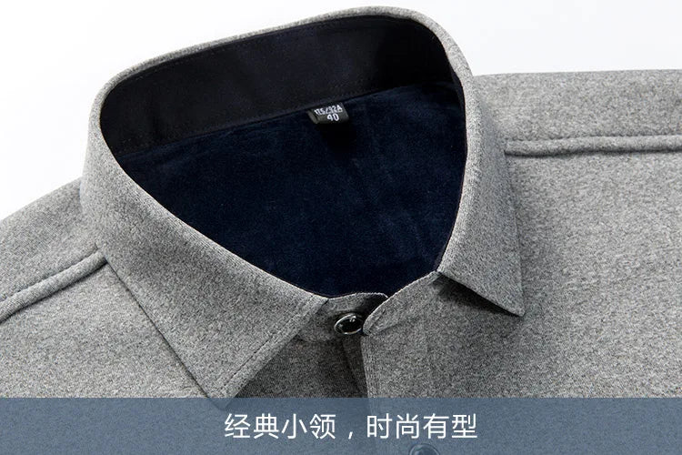 Chemise Automne Hiver Hommes Polaire