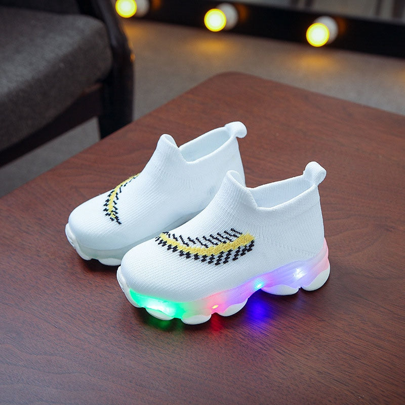 Baskets Enfants Leds Lumières Multicolores
