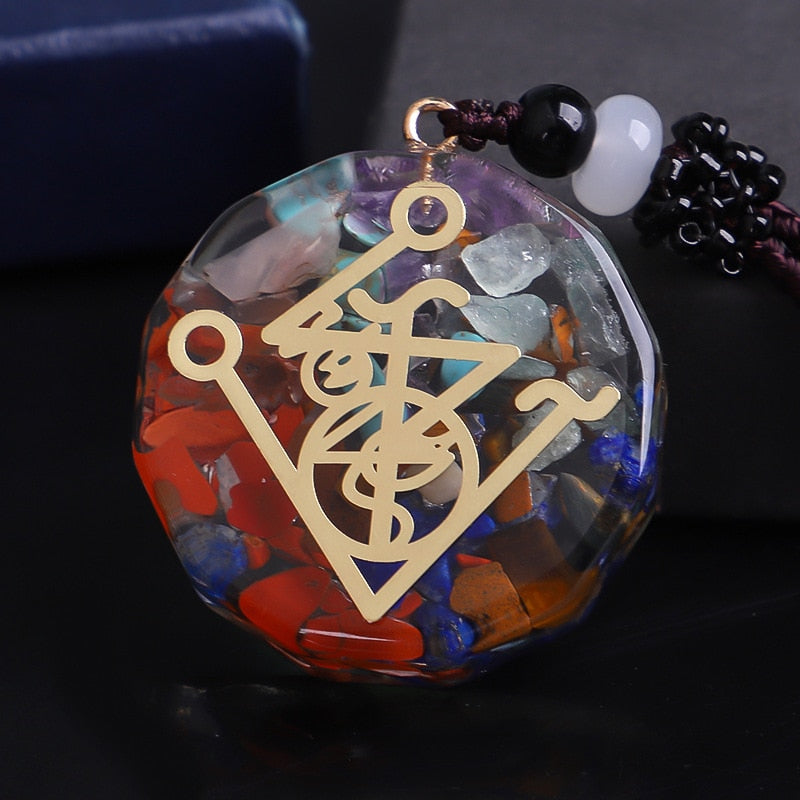Collier Pierre Naturelle Chakra Reiki