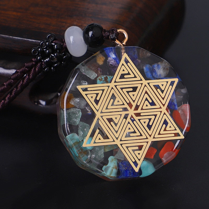 Collier Pierre Naturelle Chakra Reiki