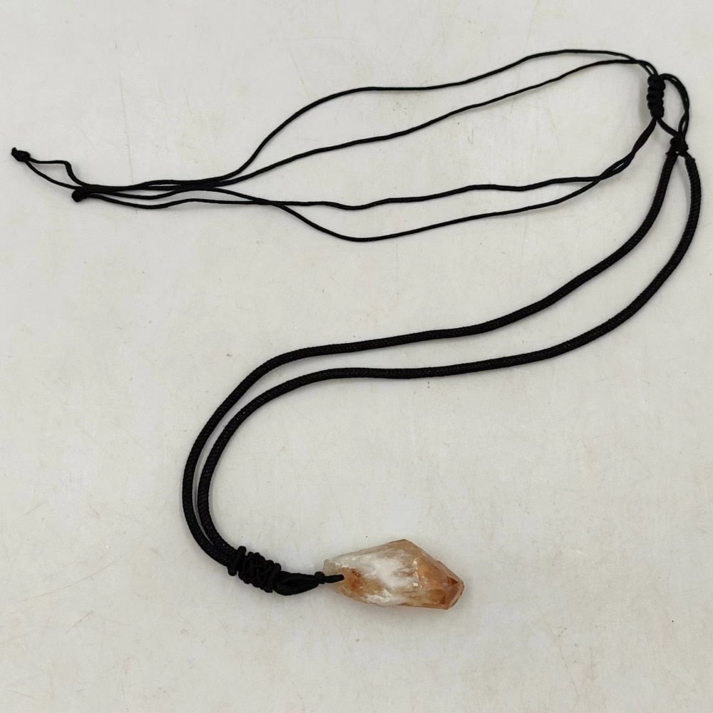 Pendentif Citrine Pierre brute Naturelle