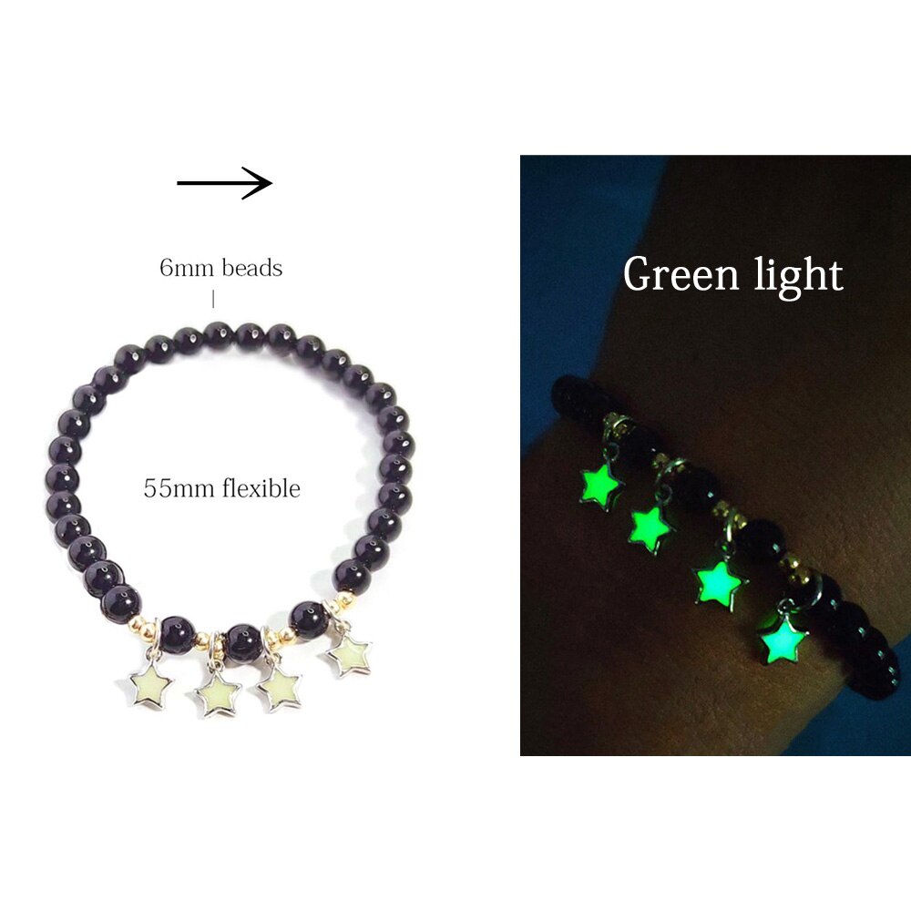 Bracelet Pierre Naturelle Fluorescent