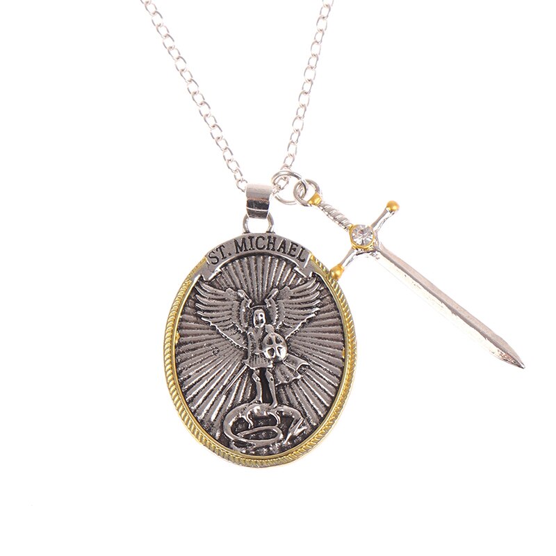Collier Pendentif St Michel Archange