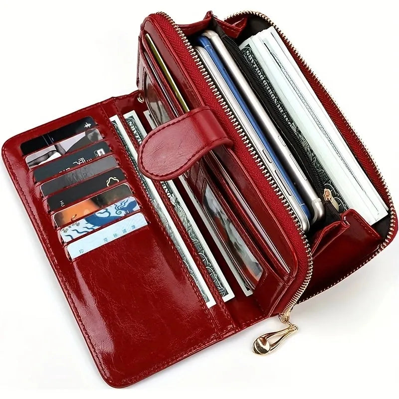 Pochette Portefeuille Femme en cuir