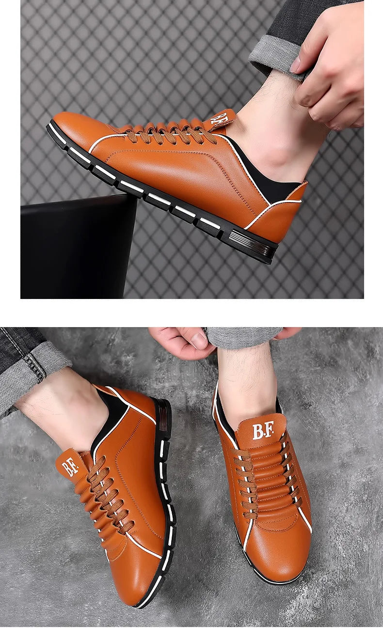Baskets de Luxe en Cuir