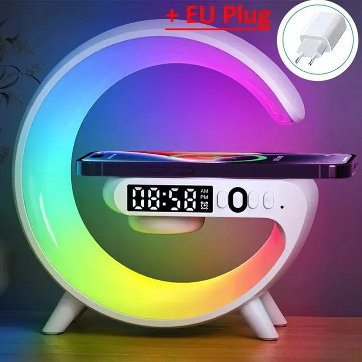 Lampe D'Ambiance Rechargeable Multifonctionnelle Haut-Parleur