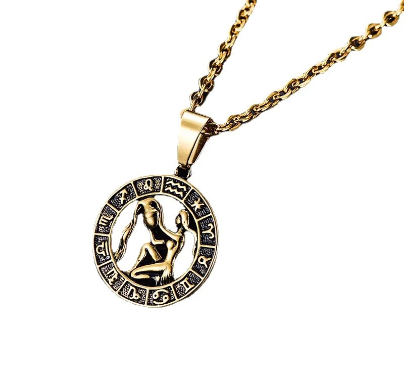 Collier Pendentif Signes du Zodiaque