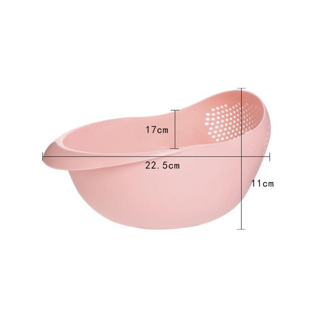Passoire en Plastique + Panier à Vidange