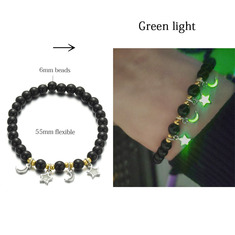 Bracelet Pierre Naturelle Fluorescent