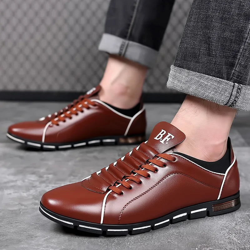 Baskets de Luxe en Cuir