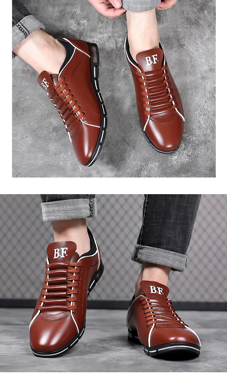 Baskets de Luxe en Cuir