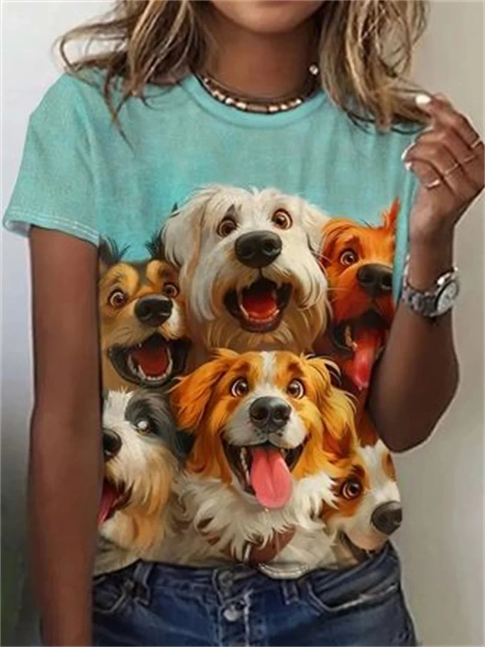 T-Shirts Femme Motif Animaux
