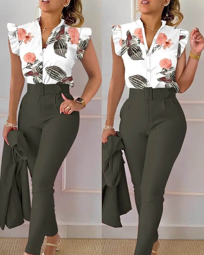 Ensemble Chemise Pantalon Élégant