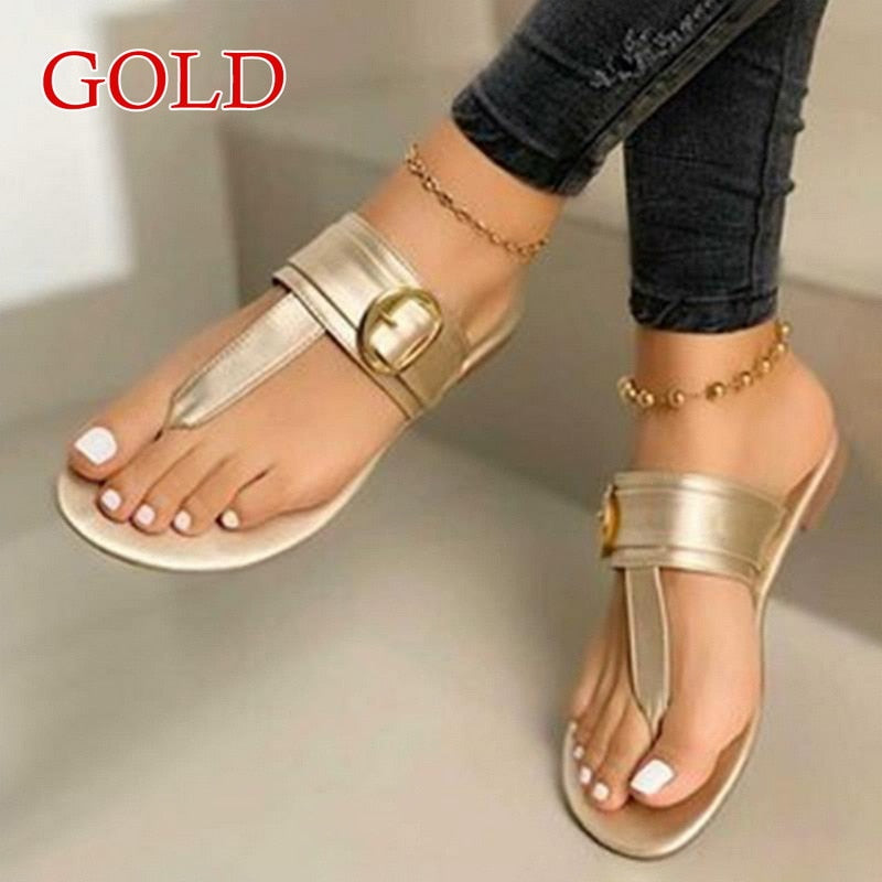 Sandale Femme en Cuir Décontracté