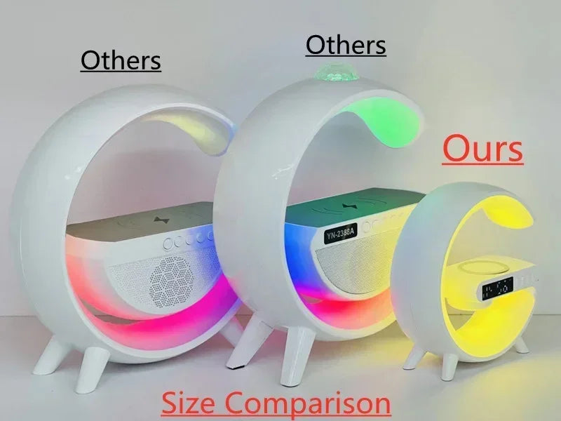 Lampe D'Ambiance Rechargeable Multifonctionnelle Haut-Parleur