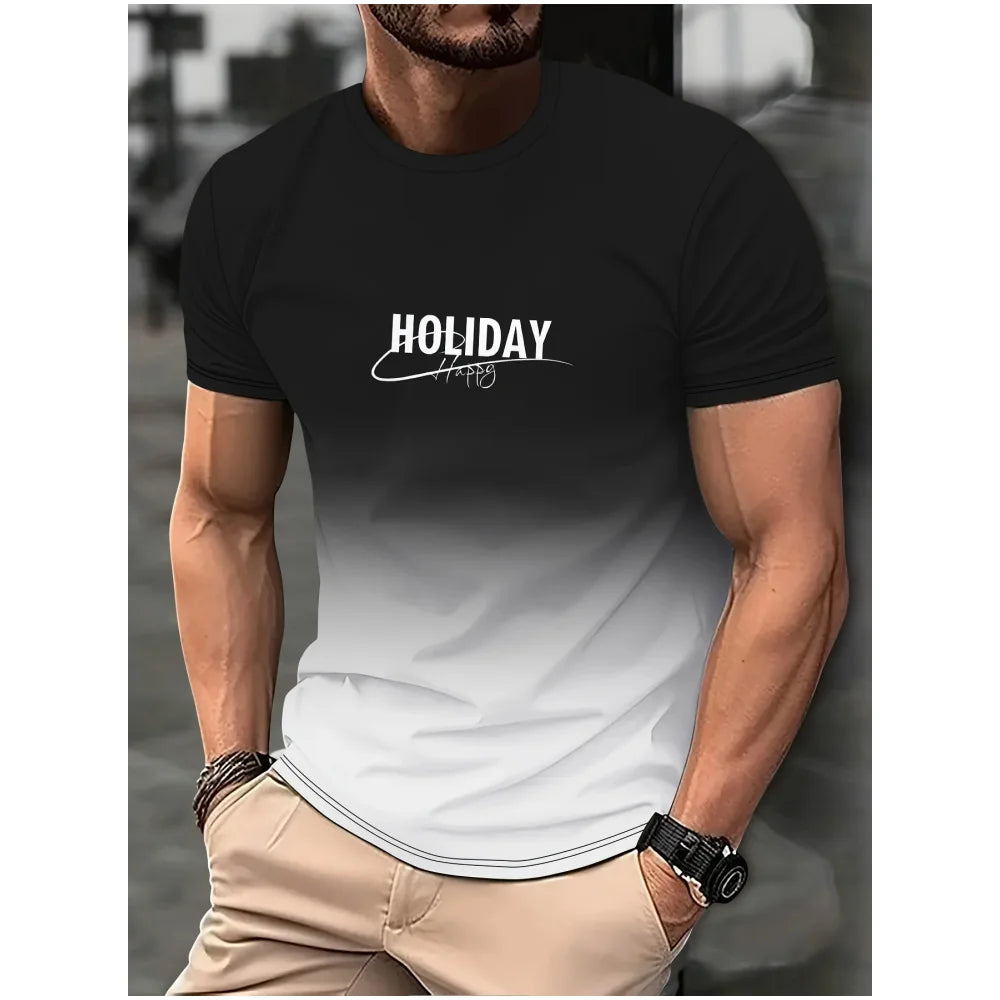 T-shirt à Manches Courtes et Col Rond