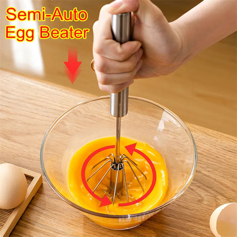 Batteur à Oeufs Acier Inoxydable