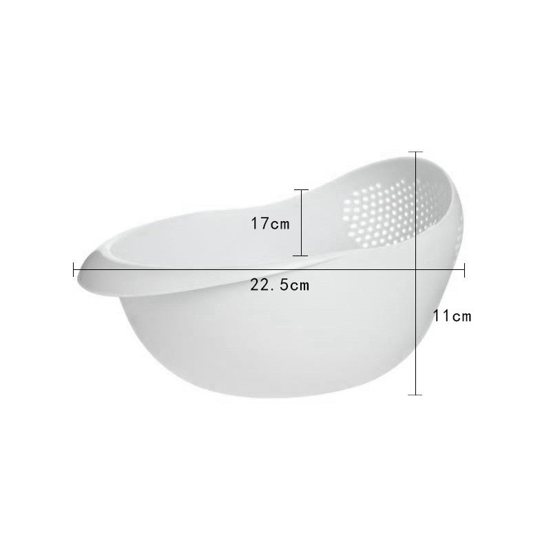 Passoire en Plastique + Panier à Vidange