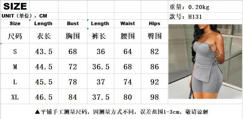 Two Piece Summer Outfits Women 2024 Fashion Sleeveless Top & Solid Shorts Y2k Casual Versatile Knit Suit for Female Streetwear