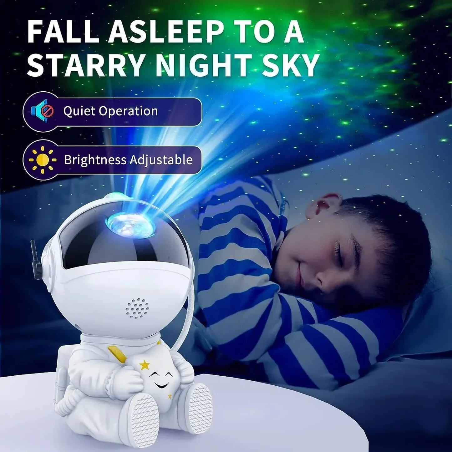 Veilleuse Astronaute Projecteur Spatial, de Galaxie