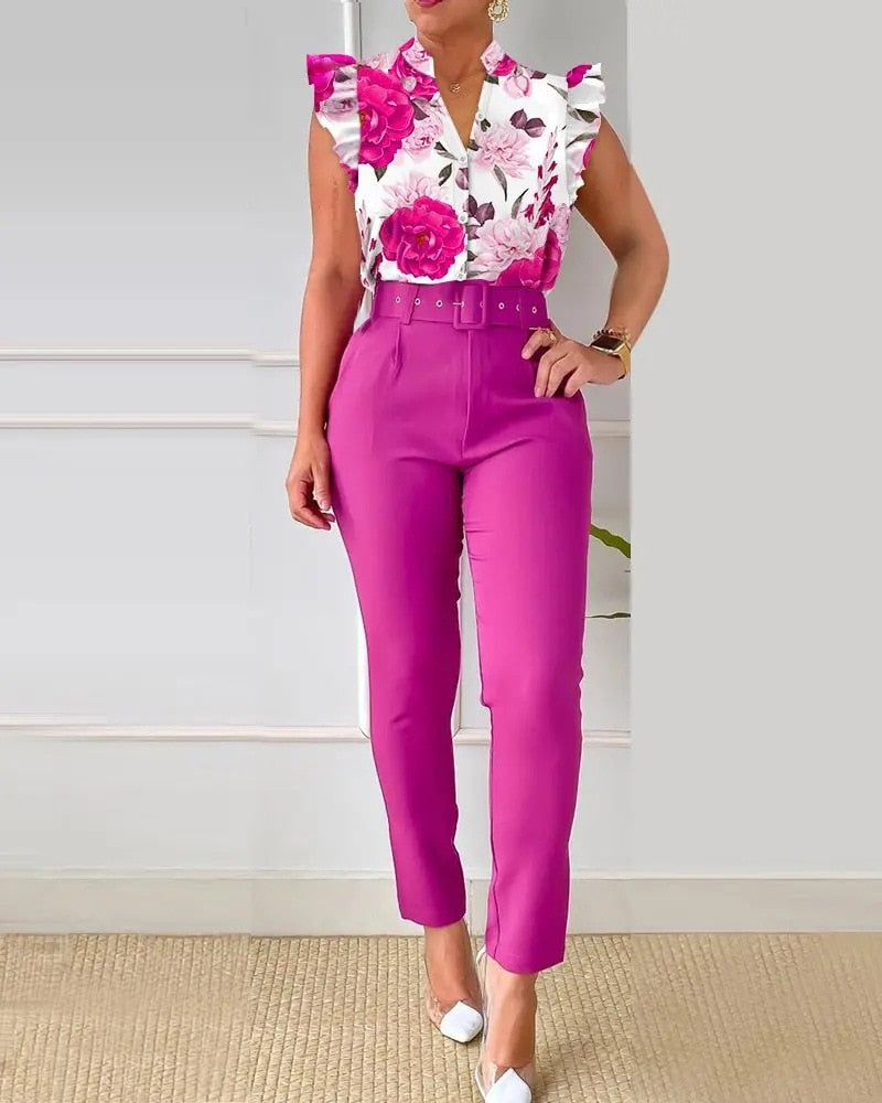 Ensemble Chemise Pantalon Élégant