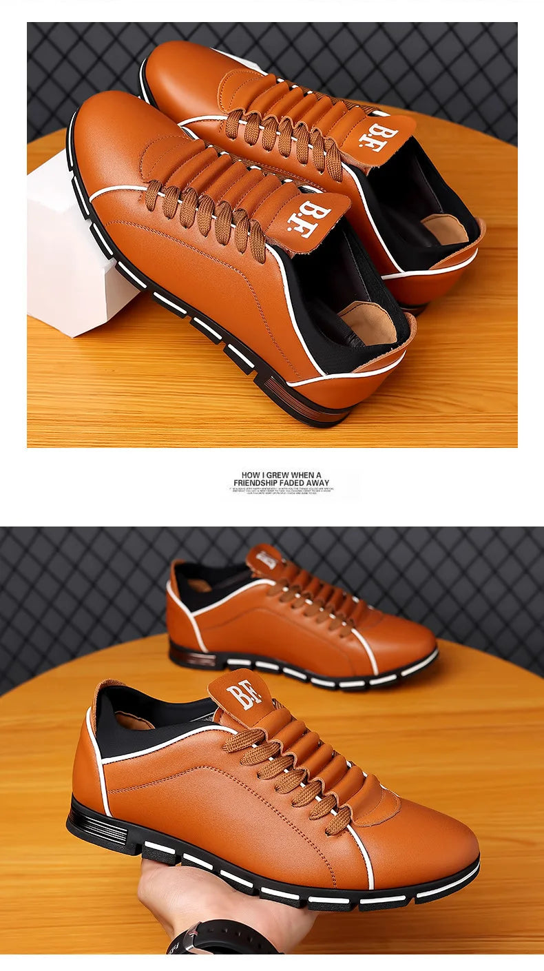 Baskets de Luxe en Cuir