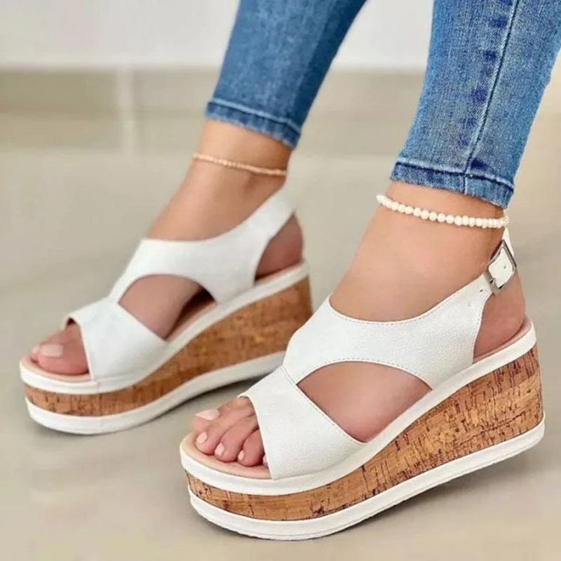 Chaussures Compensées Sexy Élégantes