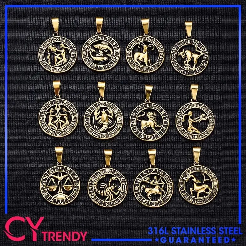 Collier Pendentif Signes du Zodiaque